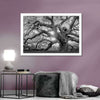 Monochrome Angel Oak Tree Wall Art
