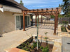 Outdoor Super Deck Redwood Pergola