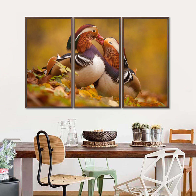 Loving Mandarin Ducks Wall Art