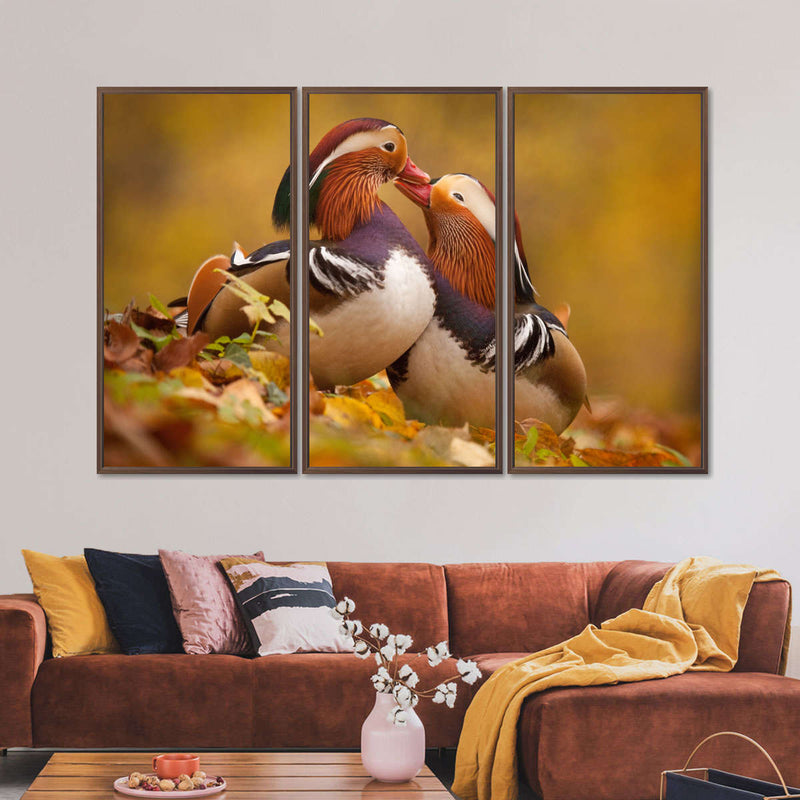 Loving Mandarin Ducks Wall Art