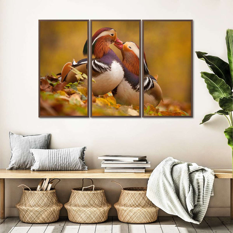 Loving Mandarin Ducks Wall Art