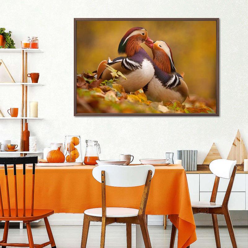 Loving Mandarin Ducks Wall Art