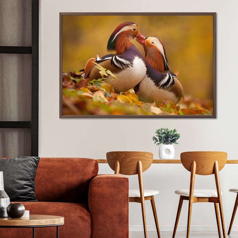 Loving Mandarin Ducks Wall Art