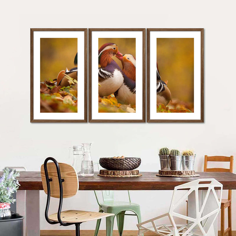 Loving Mandarin Ducks Wall Art
