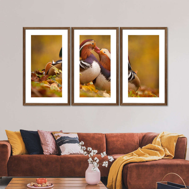 Loving Mandarin Ducks Wall Art