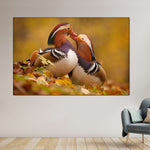 Loving Mandarin Ducks Wall Art