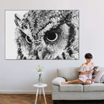 Staring Owl Wall Art