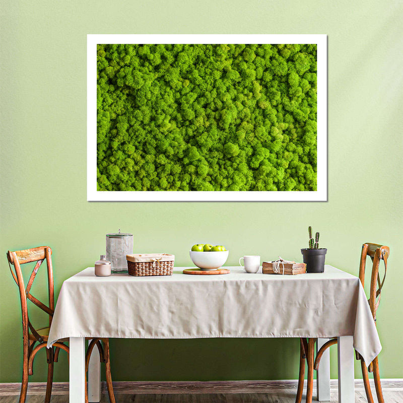Green Reindeer Moss Wall Art