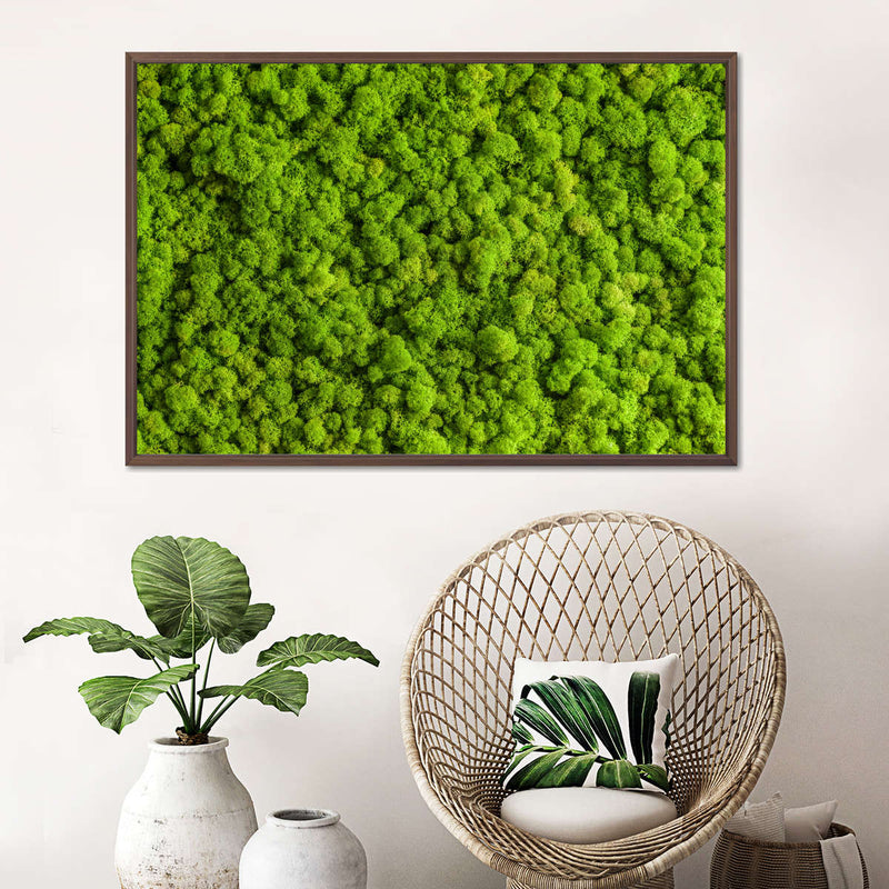 Green Reindeer Moss Wall Art