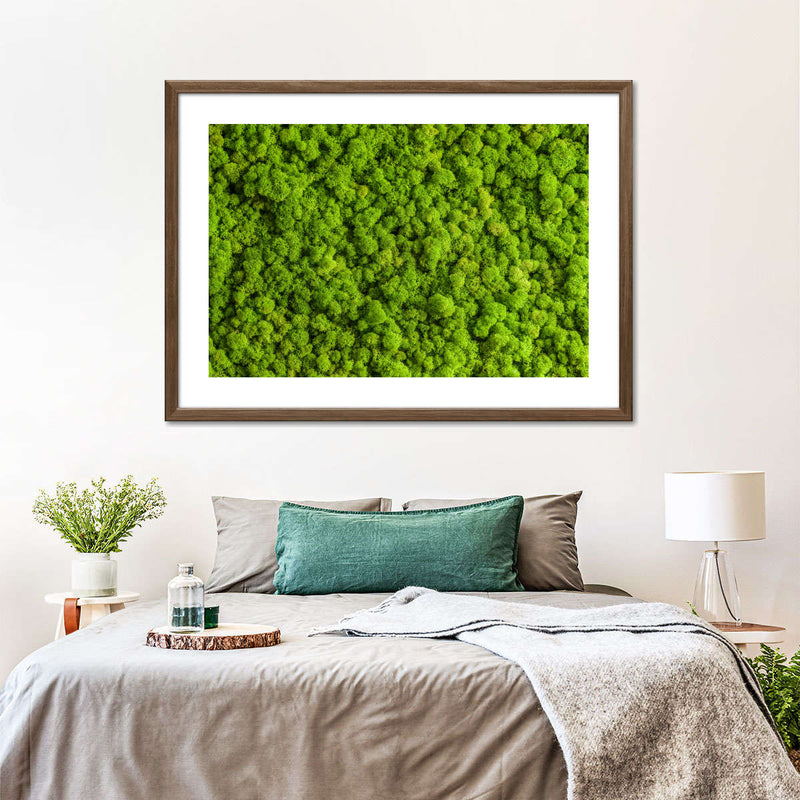 Green Reindeer Moss Wall Art
