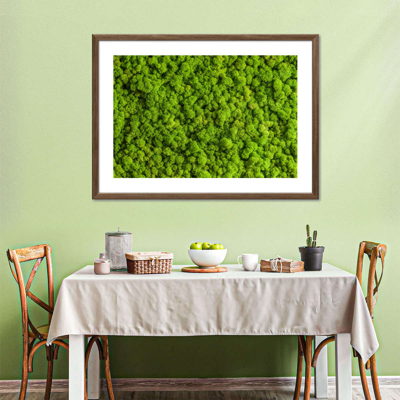 Green Reindeer Moss Wall Art