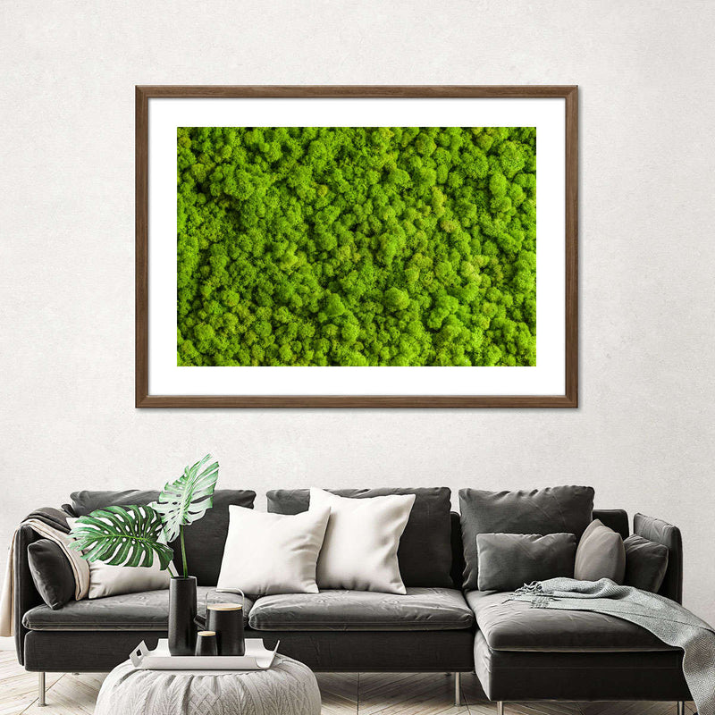 Green Reindeer Moss Wall Art