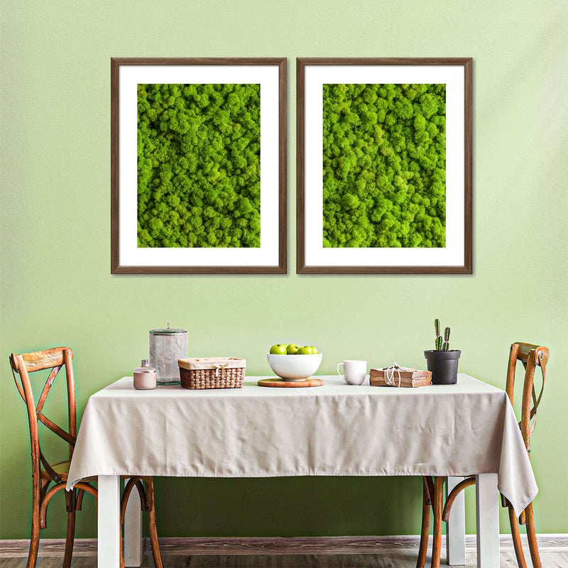 Green Reindeer Moss Wall Art