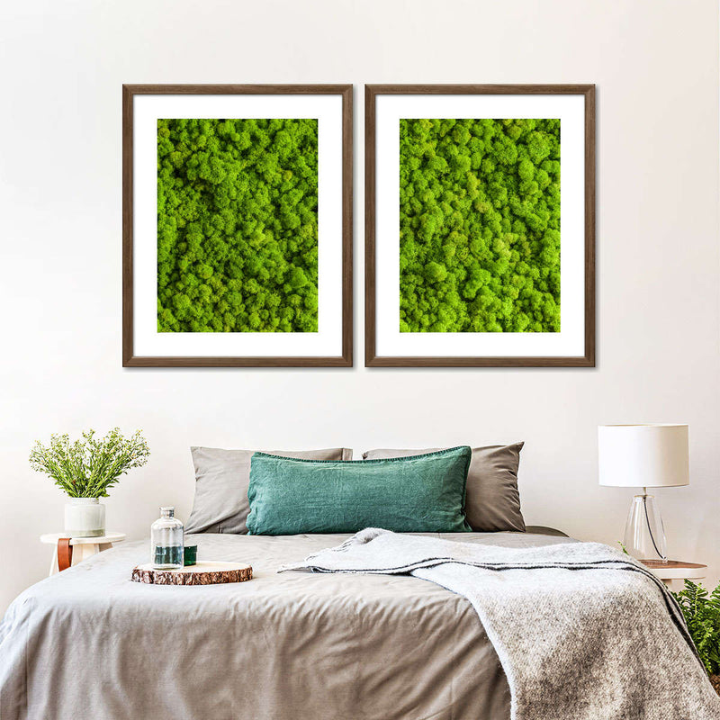 Green Reindeer Moss Wall Art
