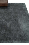 3x5, 4x6 and 5x7 Hand Woven Shag Charcoal Art Silk Soft Viscose Area Rug