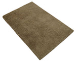 3x5, 4X6 and 5x7 Hand Woven Shag Olive Art Silk Soft Viscose Area Rug