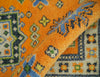 3x5 Gold and Blue Wool Hand Knotted traditional Vintage Antique Southwestern Kazak | TRDCP36735