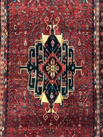 4'2” x 11’4” Hand Knotted Farahan Persian Wool Runner Rug