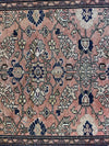 4' 4 x 9' 3 Hand Knotted Ultra Vintage Persian Wool Runner Rug