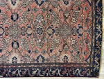 4' 4 x 9' 3 Hand Knotted Ultra Vintage Persian Wool Runner Rug