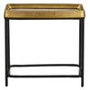Currey and Company Tanay Brass Side Table 4000-0148