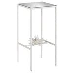 Currey and Company Sisalana White Accent Table 4000-0166