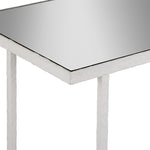 Currey and Company Sisalana White Console Table 4000-0167
