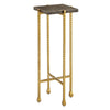 Currey and Company Flying Gold Marble Drinks Table 4000-0171