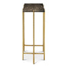 Currey and Company Flying Gold Marble Side Table 4000-0172