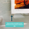 36x36" Floating Clear Acrylic Scarf Frame (Frame Size 40x40")