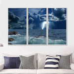 Ocean Storm Bolt Wall Art