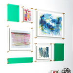 Mondrian 59" Double Panel Wallscape (Choose Your Color or Clear)