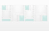 Mondrian 121" Double Panel Wallscape (Choose Your Color or Clear)