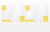 Mondrian 121" Double Panel Wallscape (Choose Your Color or Clear)