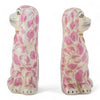 Staffordshire Dog Pink Florets Small 41339