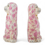 Staffordshire Dog Pink Florets Small 41339