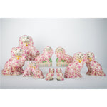 Staffordshire Dog Pink Florets Small 41339