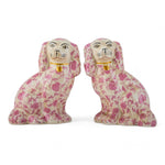 Staffordshire Dog Pink Florets 41340