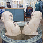 Staffordshire Dogs- Rose Medallion Pair L348