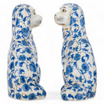 Staffordshire Dog Blue Florets 41381