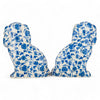 Staffordshire Dog Blue Florets 41381