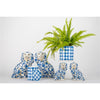 Staffordshire Dog Blue Florets Small 41382