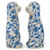 Staffordshire Dog Blue Florets Small 41382