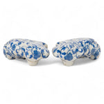 Staffordshire Dog Blue Florets Small 41382