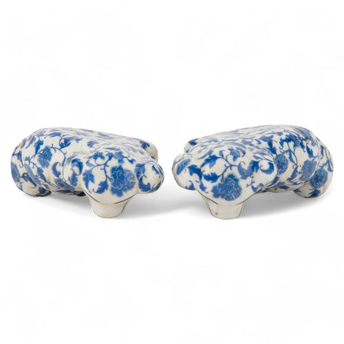 Staffordshire Dog Blue Florets Small 41382