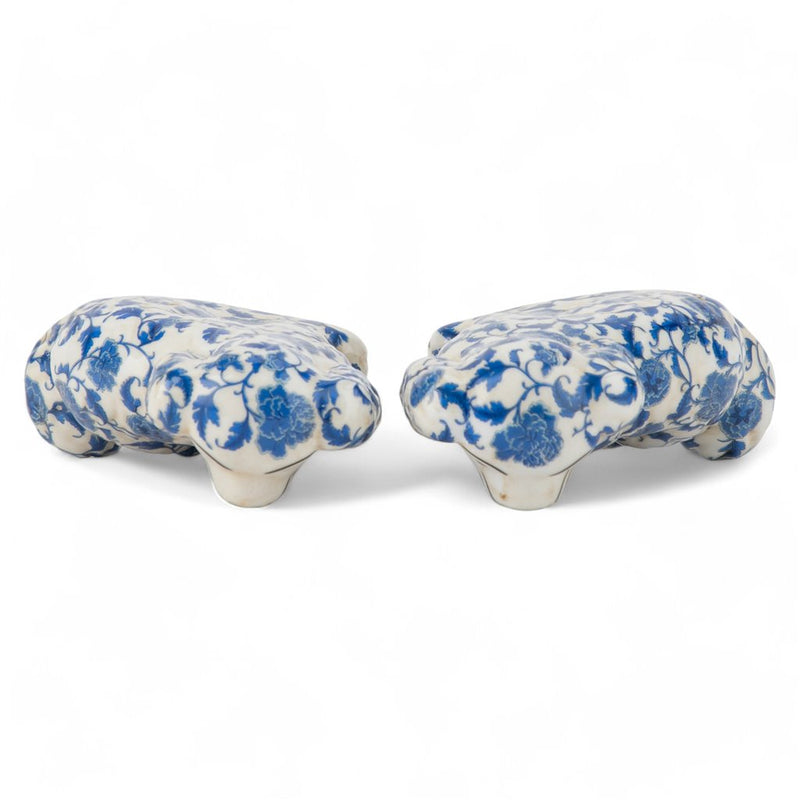 Staffordshire Dog Blue Florets Small 41382