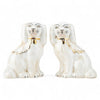 Staffordshire Small Dogs with Gold Chain