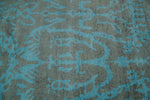 4.5x6.5 Hand Knotted Blue and Gray Modern Persian Style Contemporary Art Silk Area Rug | OP133