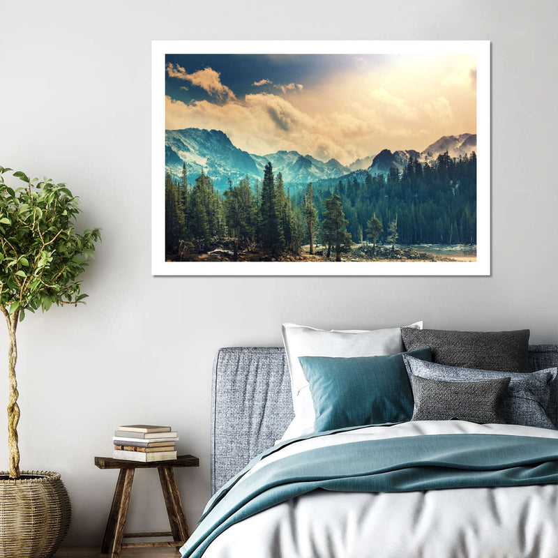 Sierra Nevada Mountainscape Wall Art
