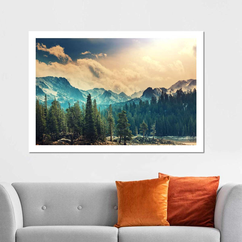 Sierra Nevada Mountainscape Wall Art
